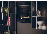 Horno - HAIER H6 ID46G3SYTB, Multifunción, Sistema de limpieza integrado Pirolítico + Hidrolítico, 27 funciones, 78 l, Negro