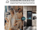 Frigorífico combi - LG GBG5160CEV, No Frost, 186 cm, 352 l, DoorCooling+™, Instaview™, ThinQ™, Acero negro grafito