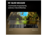 TV Mini LED 65 - Hisense 65E8S, UHD 4K, Quad Core / MT9618, Total HDR, Subwoofer integrado, IA 4K, Negro