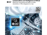Lavadora secadora - LG F4DR6009AGM, 9 kg/6 kg, 1400 rpm, 12 programas, AI Direct Drive™, TurboWash™360˚, Inox grafito