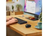 Pack Teclado + Ratón - Logitech MK250, Inalámbrico, Bluetooth, Autonomía 12 meses, Ambidiestro, Windows/Mac/Chrome, Resistente a salpicaduras, Negro