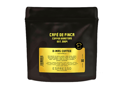 Café molido - Café de Finca X-MAS COFFEE, 100% Arábica, Esencia Navideña, 250 gramos