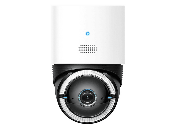 Cámara de vigilancia IP - Eufy S330, 4K, Función de visión nocturna, Solar, 360º, Negro/Blanco