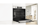 Horno - Bosch HBG578EW7, Multifunción, Pirolítico, 71 l, 3d Hotair, Función Air Fry, 60 cm, Blanco