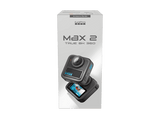 Cámara deportiva - GoPro MAX2 + Accessories Bundle, Vídeo en 8K 360°, 29 MP, Negro