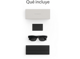 Gafas IA - Meta Capri, Negro clásico, Lentes Transitions® en gris, Gafas con IA y cámara, Talla Estándar, Unisex