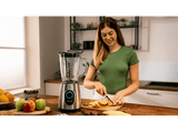 Batidora de vaso - Cecotec Power Black Titanium 2300MAX Inox, 1800 W, 1.8 l, Plata