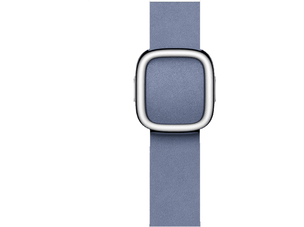 Apple Correa con hebilla moderna, 41 mm, Azul lavanda, Talla L