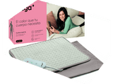 Almohadilla eléctrica - DagaCon Confort Multi XL, 110 W, 4 Niveles temperatura, Gris claro