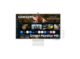 Monitor - Samsung  SMART M80F LS32FM801UUXEN, 32 UHD 4K, 60 Hz, 4 ms, VA, Altura ajustable, Blanco