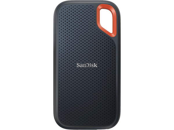 Disco duro SSD externo 2TB - SanDisk Extreme Portable SSD, 2.5", Hasta 1050 MB/s, NVMe, USB 3.2, IP65, Gris