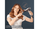 Secador - Rowenta Nano HY8530, Secador de pelo de viaje, Plegable,  1700W, 3 temperaturas, Super ligero, 2 boquillas concentradoras, Funda, Rosa