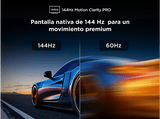 TV QLED 98 - TCL 98P8K, UHD 4K, AiPQ Pro, Smart TV by Google TV, DVB-T2 (H.265), 144 Hz, Compatible con Google Assistant, Negro