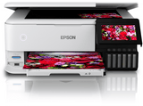 Impresora multifunción - Epson EcoTank ET-8500, A4, Inyección de tinta, Impresión Color/B&N, Wi-Fi, Blanco