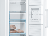 Congelador vertical - BOSCH GSN36VWEP, 186 cm, Blanco