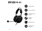 Auriculares gaming - Sony Inzone H6 Air, Micrófono con Brazo Desmontable, 360 Spatial Sound, Carcasa abierta, Cable, Ultraligero, PC/PS5, Negro