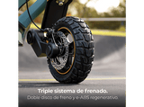 Patinete eléctrico - Cecotec Bongo Z Mountain, 1000 W, 500W nominal, Autonomía 50 km, Inclinación 15%, Ruedas OffRoad 10.5, eABS, Panel táctil, Black