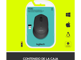 Ratón Inalámbrico - Logitech M280, 1000 ppp, USB, Pilas hasta 18 meses, Multisistema operativo, Ahorro de energía automático, Negro