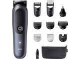 Afeitadora multifunción - Braun Recortadora todo en 1 Series 7 AIO7540, Kit De Styling 11 en 1, Lámina ProBlade, AutoSense, Wet& Dry, Azul