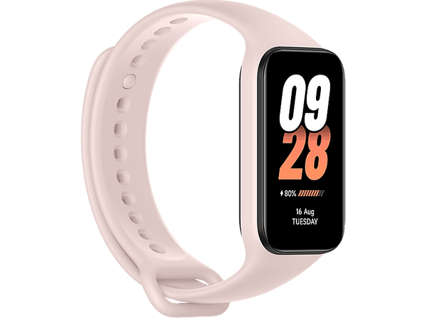 Pulsera de actividad - Xiaomi Band 8 Active, Bluetooth,  Monitorización cardiaca y sueño, 14 días de batería, Rosa