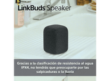 Altavoz inalámbrico - Sony LinkBuds Speaker SRS-LS1H, Bluetooth, Portátil, 25 horas de batería, Resistente al agua,  IPX4, Exteriores, Viajes, Gris
