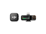 Micrófono - DJI Mic 3 (1 TX + 1 RX), Inalámbrico, Cancelación de ruido avanzada, 28h Autonomía, Negro