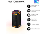 Altavoz de gran potencia - Sony ULT TOWER 9AC, Bluetooth para fiestas, ULT POWER SOUND, X-Balanced, Luces/Sonido 360, Entradas de karaoke, Negro