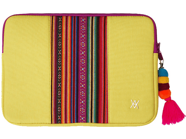 Funda portátil - VAM VAM Lemonade, 13.3", Para tablets y portátiles, Amarillo