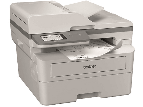 Impresora multifunción láser - Brother MFC-L2980DW, Láser Monocromo, 34 ppm, Escáner, Fax, WiFi, Blanco