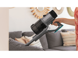 Aspirador escoba - Cecotec Conga Rockstar 880 X-Treme, 3 en 1, 480 W, 100 min, Cepillo Jalisco, Incluye accesorio para tapicerías, Negro y azul