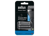 Recambio para afeitadora -  Braun 21B, Compatible con afeitadora Series 3, Negro
