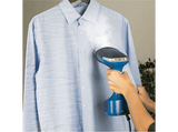 Plancha de vapor vertical - Ufesa Easy Press, 1700W, 0.3l, Calentamiento 25s, hasta 30 g/min, 10 min Autonomía, Azul