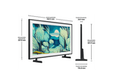 TV QLED 43 - Samsung The Frame TQ43LS03FAUXXC, QLED 4K, Procesador NQ4 AI Gen2 , Smart TV, Negro