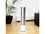 Ventilador de torre - Cecotec ForceSilence 6090 Skyline, Potencia 45 W, 3 velocidades, Temporizador, 80 cm altura, 30, White