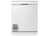 Lavavajillas - LG DF587HHS, 14 servicios, 10 programas, 60 cm, QuadWash™, Tercera Bandeja, ThinQ™, Blanco
