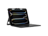 Funda con teclado - Targus VersaVu® Bluetooth®, Para iPad Pro® de 11 pulgadas (M4), Retroiluminación Ajustable, Rotación 360º, Pie de Apoyo, Negro
