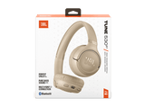 Auriculares inalámbricos - JBL Tune 530BT, Autonomía 76 h, JBL Pure Bass, Plegables, Beige