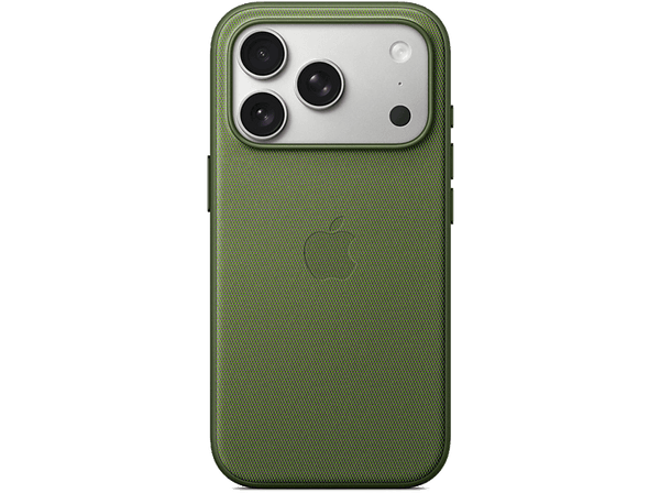 Apple Funda de trenzado técnico con MagSafe, Para iPhone 17 Pro, Compatible con correa Crossbody, Verde