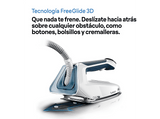 Centro de planchado - Braun CareStyle 5 IS5245BL, 2400 W, Golpe de vapor 480 g/min, 7 bar, Suela de Eloxal, Ergonómico, Azul