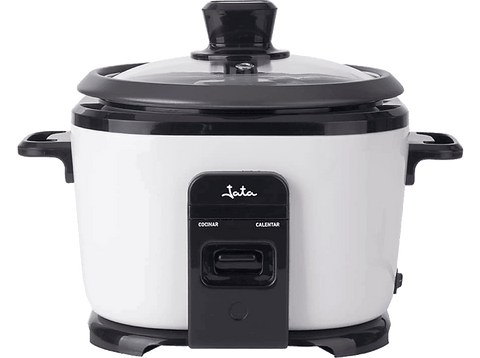 Arrocera eléctrica - Jata AR394, 1 L, 400 W, 2 funciones, Blanco