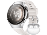 Smartwatch - Huawei Watch 5, 42 mm, 32 GB, NFC, Llamadas celulares eSIM, Blanco + FreeBuds6I