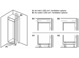 Frigorífico una puerta integrable - Balay 3FID737S,  177 cm, 310 l, Cierre SoftClose, Control electrónico, Inox Panelable