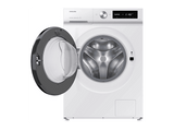 Lavadora carga frontal - Samsung WW90DG5G34AEEC, 9 kg, 1400 rpm, 12 programas, Autodosificación, AI EcoBubble™, AI Wash, fondo reducido, Blanco