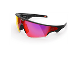 Gafas IA - Meta Oakley Vanguard, Cámara Sony Ultra gran angular 12 MP, Negro y lentes en Road rojas
