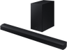 Barra de sonido - Samsung HW-C450/ZF, Bluetooth, Subwoofer inalámbrico incluido, 25W, Sonido Inteligente Lite, Modo Juego, Negro