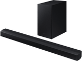 Barra de sonido - Samsung HW-C450/ZF, Bluetooth, Subwoofer inalámbrico incluido, 25W, Sonido Inteligente Lite, Modo Juego, Negro