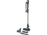 Aspirador escoba - Hoover HF9 MASCOTAS, Cepillo Anti-Enredos y Mascotas, Posición Parking, Luz LED, Autonomía 30 min, 0.7L, 5 años Garantía, Azul