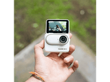Cámara - Insta360  Go 3 (64GB), IPX8, Pantalla táctil plegable, 2.7K, Blanco