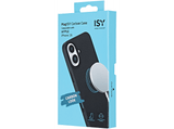 Funda - Isy ISC 3743, Compatible con iPhone 16, Resistente a golpes, Negro Carbón