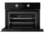 Horno compacto - Teka HLC 8406 BK, Multifunción, Sistema de limpieza integrado, 44 l, 45 cm Ancho, Función Airfry, Negro